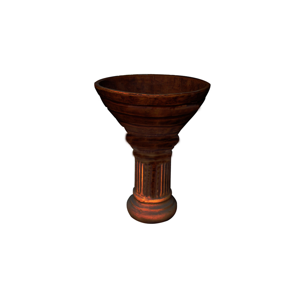 JARDINERA PEDESTAL ACANALADO